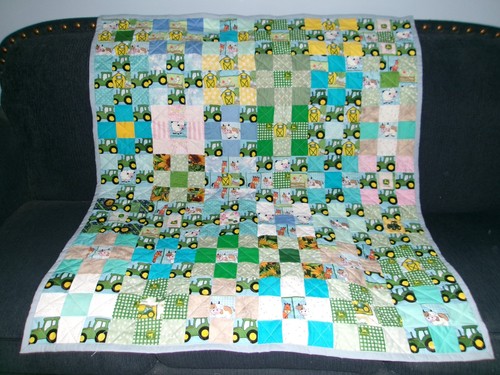 Handmade patchwork baby crib - handmade, baby's
