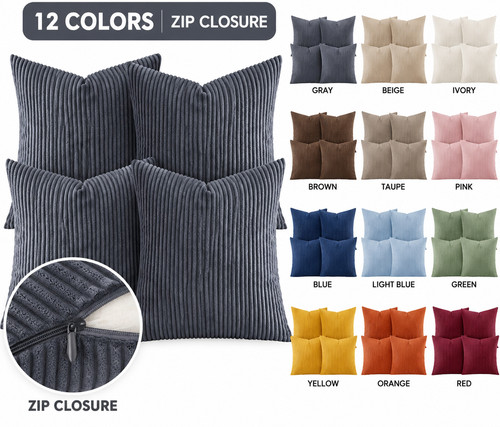 Pack stripe velvet - pack, 4