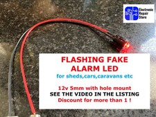 12v flashing fake alarm led - flashing,