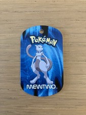 Pokemon metal dog tag mewtwo - metal,