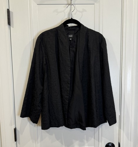 Eileen fisher 100 silk - eileen, black