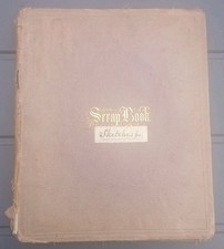 Victorian 1870's Drawing Scrap Album Lewes Sussex Area Original As Seen