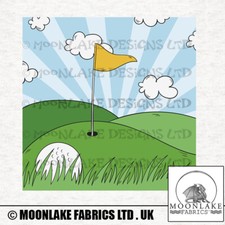 Golfing Green Golf Watercolor