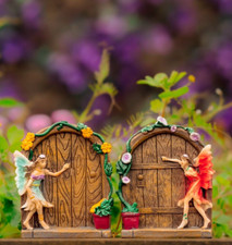 2pc Fairy Tree Door Garden