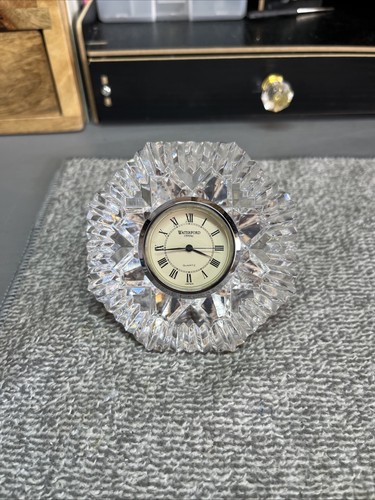 Waterford crystal clock - crystal,