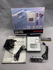 Aiwa AM-F65 MD boxed. Great condition + new PSU, battery. OG remote & manual.