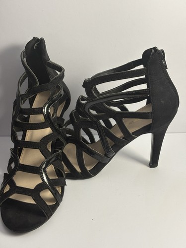 Women black strappy - black, cage