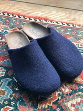 TOAST Bosabo felt slippers indigo size 39