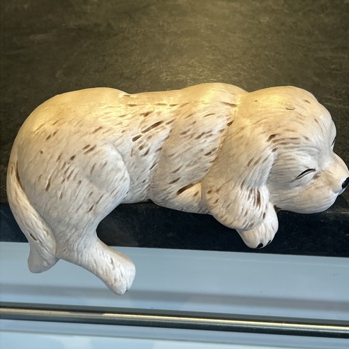 Vintage ceramic spaniel dog - ceramic,