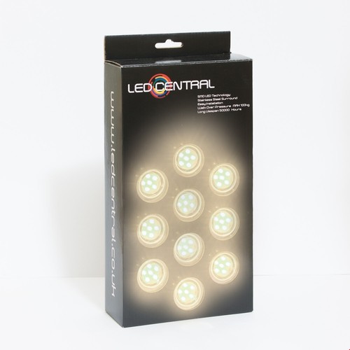 45mm warm white led - 10, x