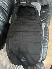 Quinny Foot Muff Footmuff Black Buzz Moodd Zapp velvet fleece lined