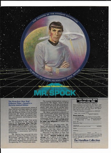Spock star trek print - mr.,
