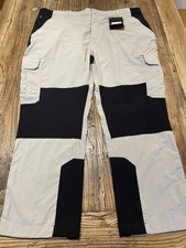 Bear Grylls Craghoppers Light Grey & Black Survivor Trousers ‘Size 42 Short’ 