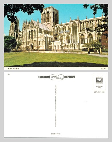 Vintage postcard york - vintage,