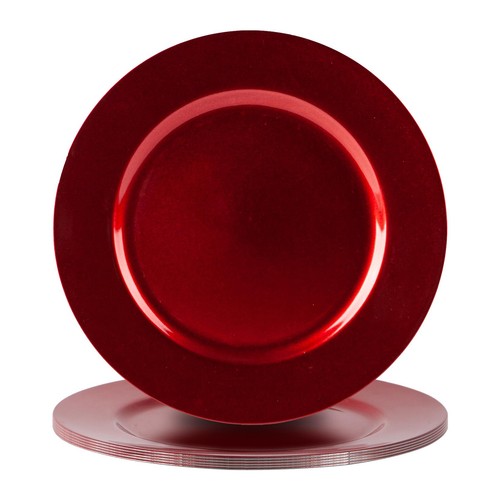 Metallic charger plates - metallic,