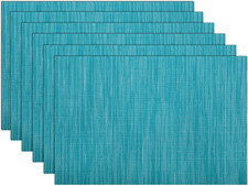 Woven Vinyl Placemats Set of 6