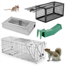 KCT HUMANE RODENT TRAPS NO KILL CATCHER VERMIN RAT MOUSE SQUIRREL CAGE TRAP
