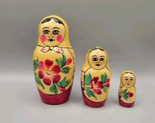 Vintage russian wooden - russian, nesting
