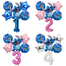 6pcs Lilo & Stitch Blue