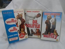 VHS Dr. Dolittle 1 and 2 Cert PG