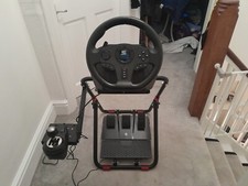 Car Simulator With Sterling Wheel Peddels And Gear Box 