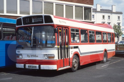Bus photo red white - photo,