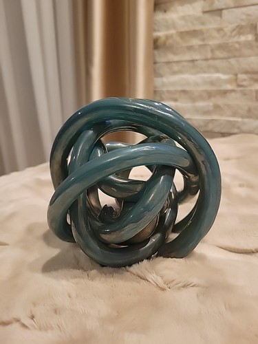 Abstract glass sphere art - abstract,