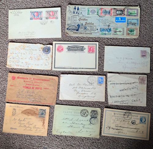 Vintage postal history job lot - job,