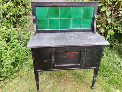 Antique edwardian wash - antique, stand