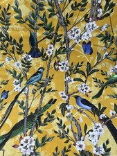 Beautiful Exotic Birds & Butterflies M & S Super King Duvet Cover Set 100%Cotton