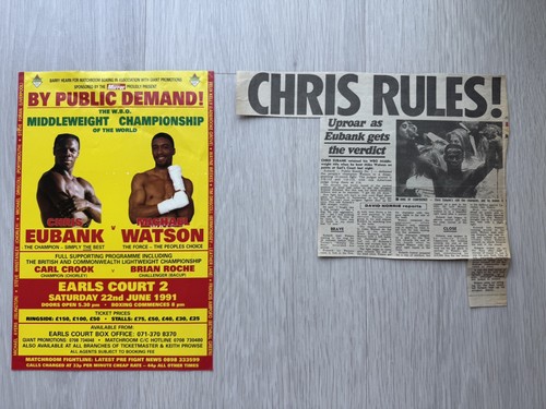 Chris eubank michael watson - chris, v