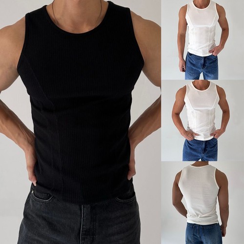 Top men vest - men, vertical