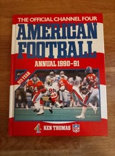 ANNUAL - Official Channel 4 American Football Annual 1990-91 HB Unclipped Thomas