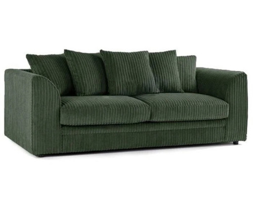 Forest green jumbo cord - green,