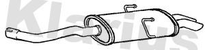 Rear muffler fits rover - muffler,