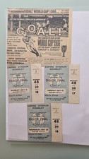 1966 WEMBLEY World Cup FINAL TICKET STUBBS.