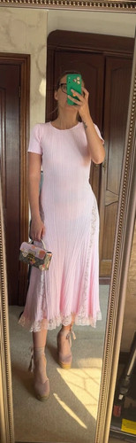 Self portrait pink pleated - self-portrait,