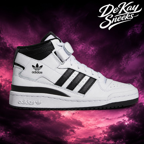 Adidas forum white black - forum, (j)