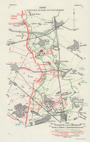 Battle loos situation at - loos,,