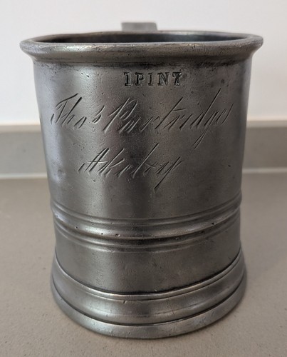 Pewter pint mug akeley - mug,