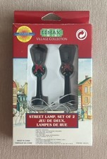 Vintage Lemax 4 inch Street Lamp, Set of 2 (14013) Retired: 2003