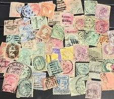 20x Queen Victoria QV Stamps Random Selection Album Fillers British Colony Old 