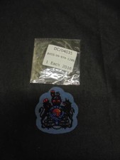 Genuine British Army Special Air Service SAS WO1 Pompadour Blue Cloth Rank Badge