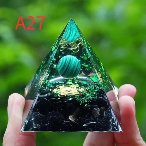 Orgonite pyramid amethyst - pyramid,