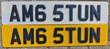 AMG Private Plate for Mercedes AMG STUN AM6 5TUN 3D GEL Plates inc On Retention