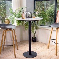 Modern Large Round Bar Table