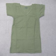 Vtg Army Shirt Mens XS Green Aertex G-03 British Military UK 50s NOS Dead Stock