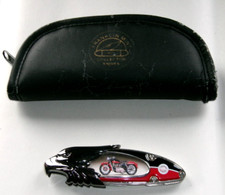 Franklin Mint Harley-Davidson Sportster Motorcycle Pocket Knife w/Soft Case