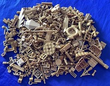 Lego gold parts pieces large