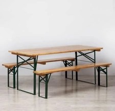 3Pcs Outdoor Wooden Folding